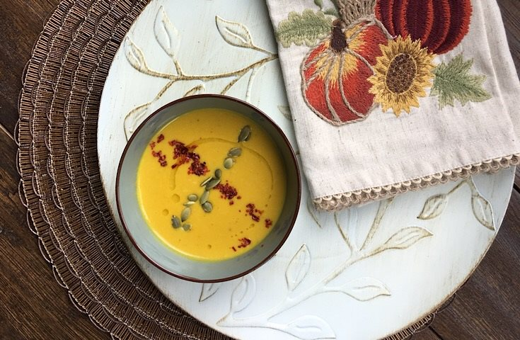 Thai Pumpkin Soup with Fresh Bouillon