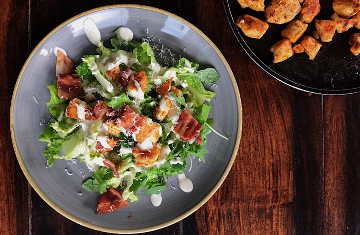 caesar salad dressing with fresh bouillon