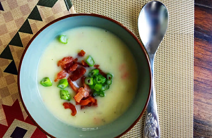 Potato Soup with Fresh Bouillon